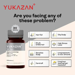 Yukazan Vit Topi+ 10's Hair Growth Chewable Supplement/ Healthy Hair Scalp / Anti Hair Loss / Hair Growth