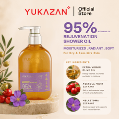 Yukazan 95% Rejuvenation Shower Oil (300ml)