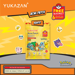 【Yukazan x Pokémon】Hydrocolloid Acne Healing Patch 30's | Cute Design | Pimple patch | Acne Patch