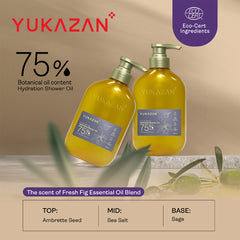 Yukazan 75% Hydrating Shower Oil (100ml)