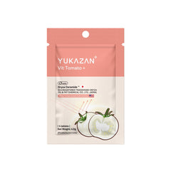 🎁 Yukazan Vit Tomato+ Brightening Supplement 4's - Collagen, White Tomato, Oryza Ceramide Chewable Tablet - Oral Sunblock (100% off)