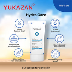 Yukazan Derma Hydra Care UV Defence Sunscreen Sunblock SPF 50+ -50ml