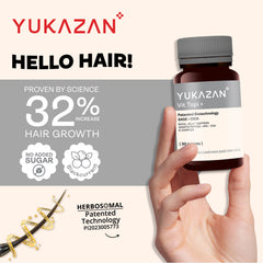 Yukazan Vit Topi+ 30's Hair Growth Chewable Supplement/ Healthy Hair Scalp / Anti Hair Loss / Hair Growth