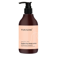 Yukazan English Pear Body Lotion 300ml - Daily Moisturizing Brightening Body Lotion