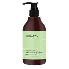 Yukazan Lime Basil Body Lotion 300ml - Daily Moisturizing Brightening Body Lotion