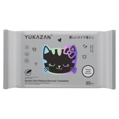Yukazan Gentle Calm Make Up Remover Towelettes Activated Bamboo Charcoal 30's