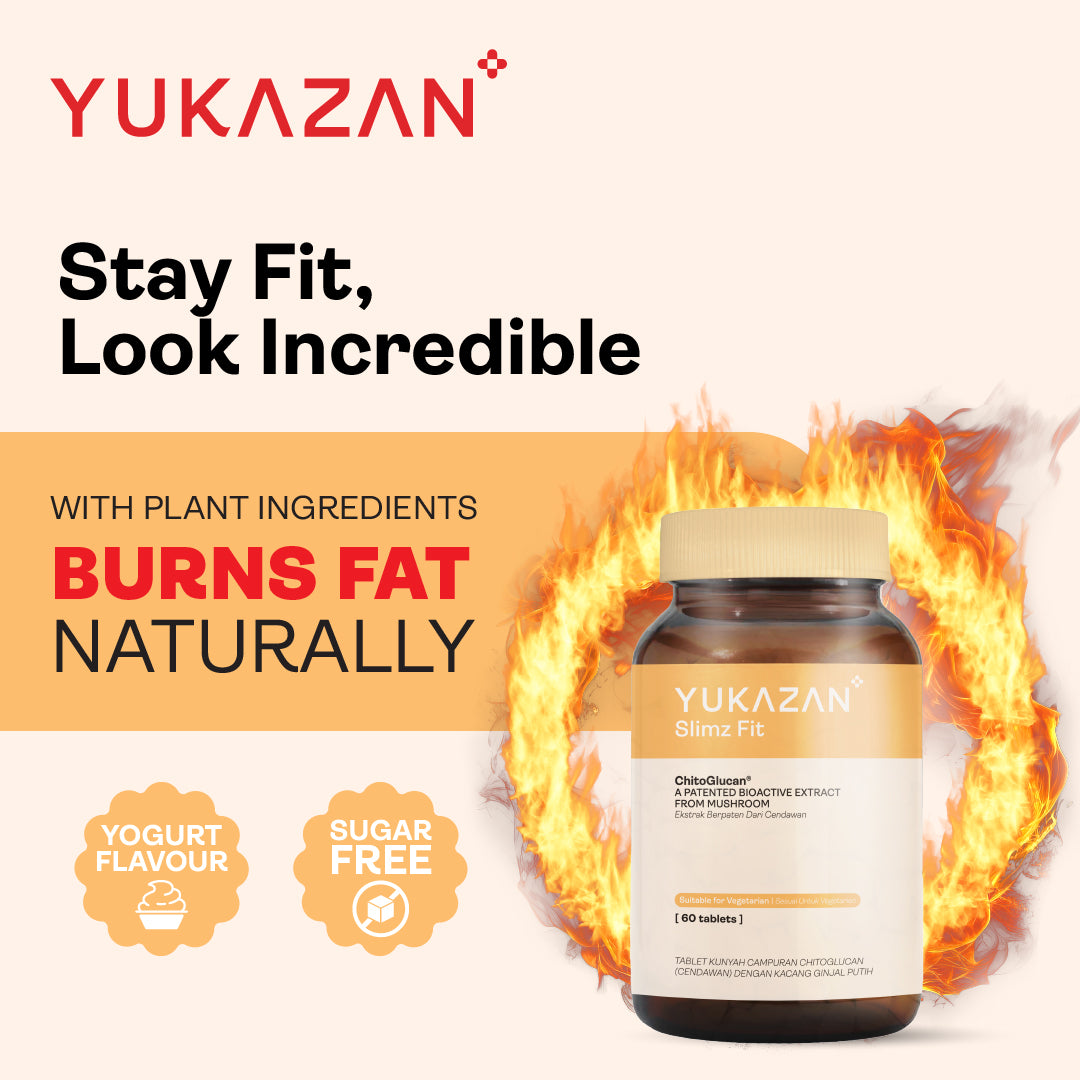 Yukazan Slimz Fit Thuốc giảm béo tự nhiên và thực phẩm bổ sung giảm béo. Giữ dáng thon gọn, đốt cháy mỡ tự nhiên (60s) 