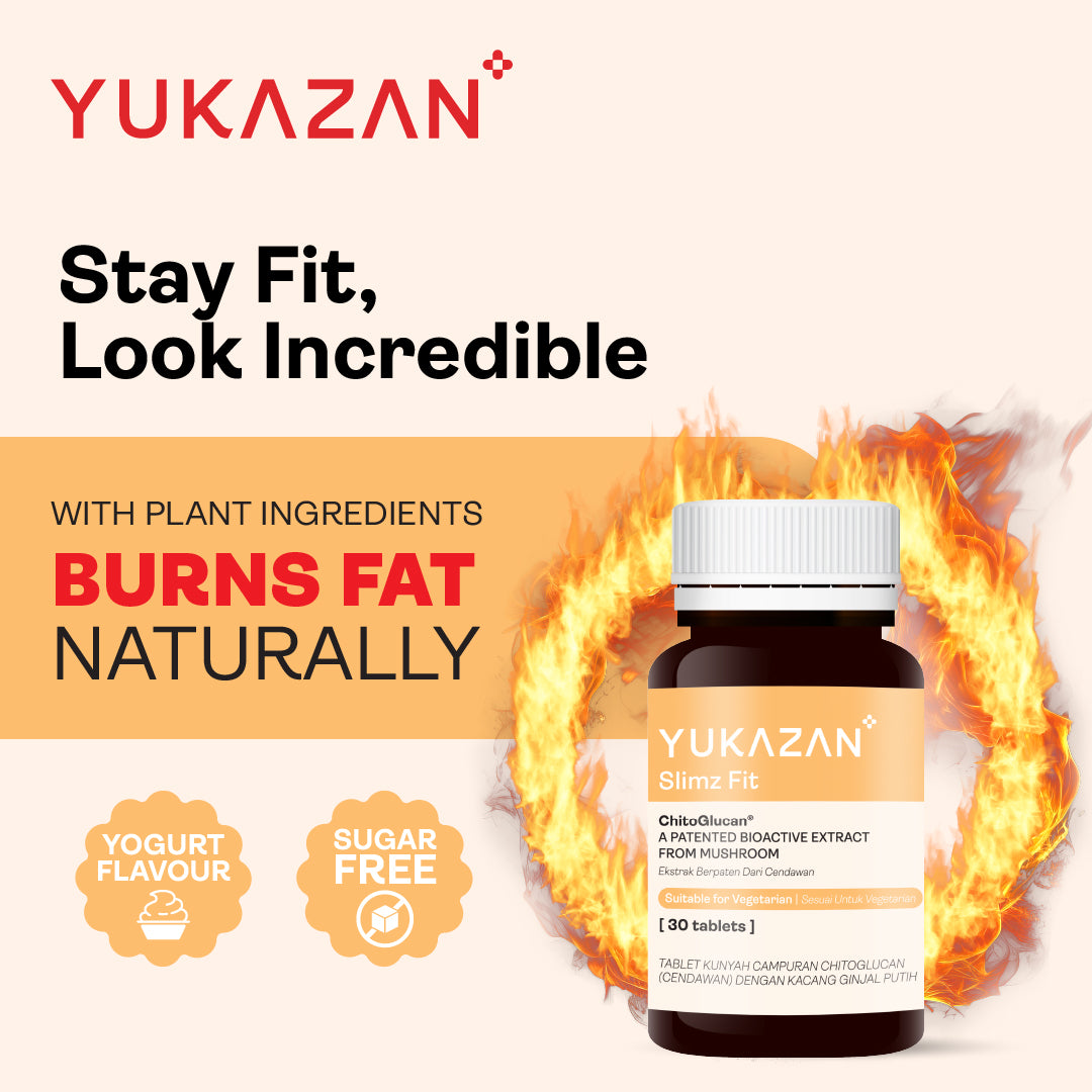 Yukazan Slimz Fit Natural Fat Burner and Slimming Supplement. Stay Slim, Burn Fat Naturally (30s)