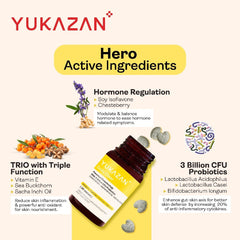 Yukazan Dots Clear 10's Chewable Supplement Reduce Acne / Lighten Scars / Anti Acne / Skin Clarity