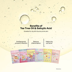 Yukazan Acne Healing Patch 30's | Cute Design Acne Patch | Pimple Acne Patch | Concealer Pimple Patch | Tea Tree Oil