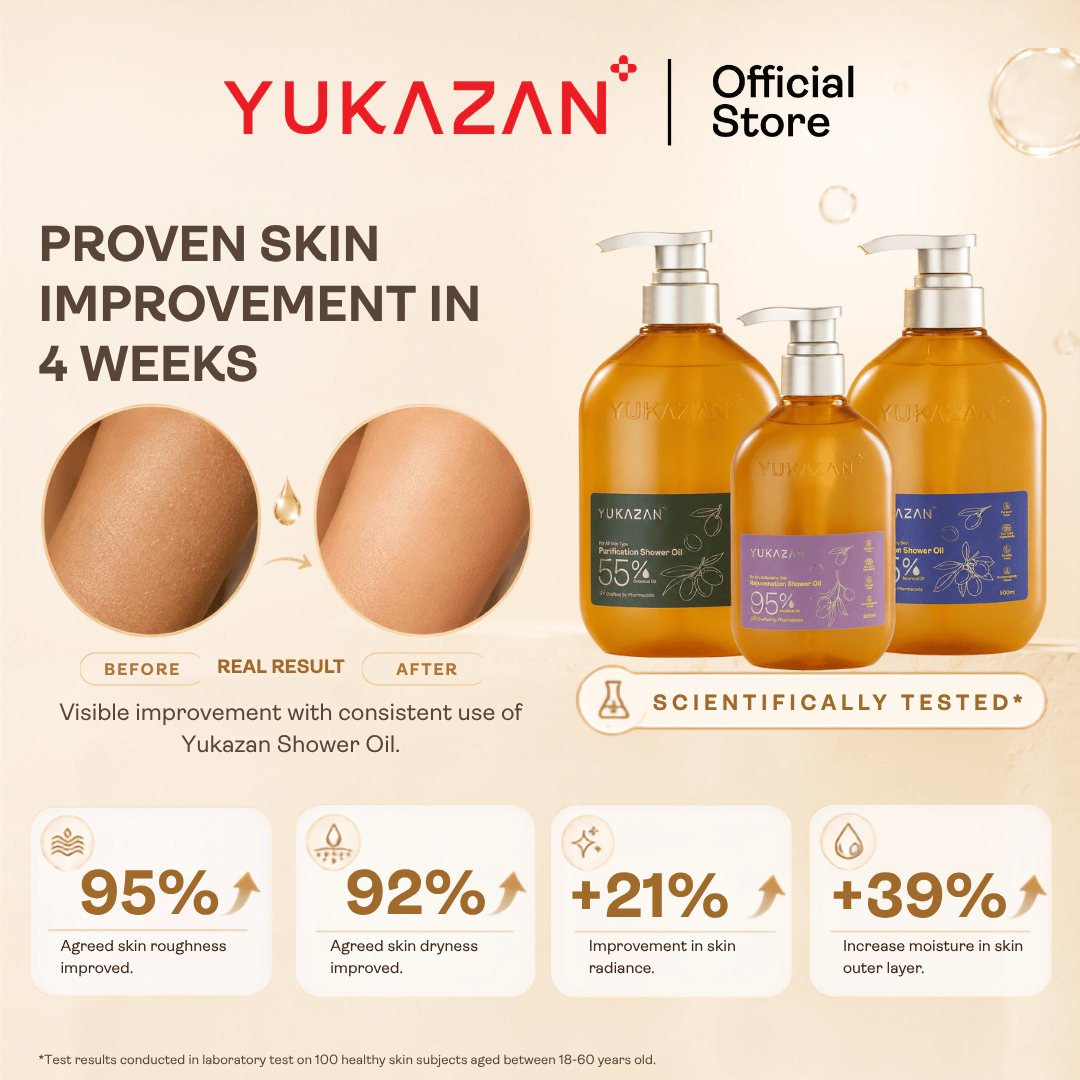 Yukazan  75% Hydrating Shower Oil (100ml)