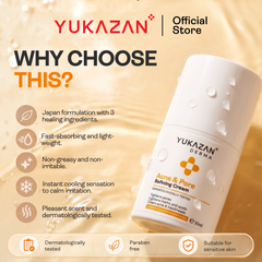 Yukazan Derma Refining Cream Acne & Pore 30ml Acne Removal Cream - Reduce acne in 7 days