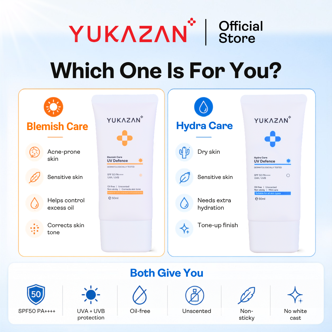 Yukazan Derma Hydra Care UV Defence Sunscreen Sunblock SPF 50+ -50ml
