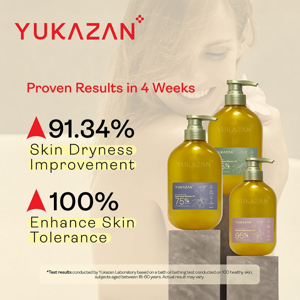 Yukazan Festive Christmas Gift Set Bundle 2 Shower Oil Body Wash 100ml