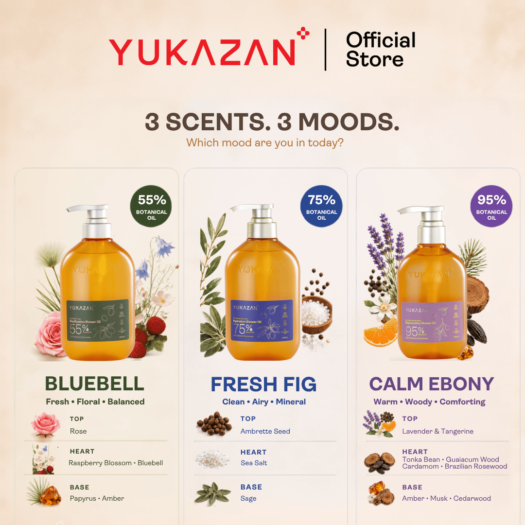 Yukazan  75% Hydrating Shower Oil (100ml)