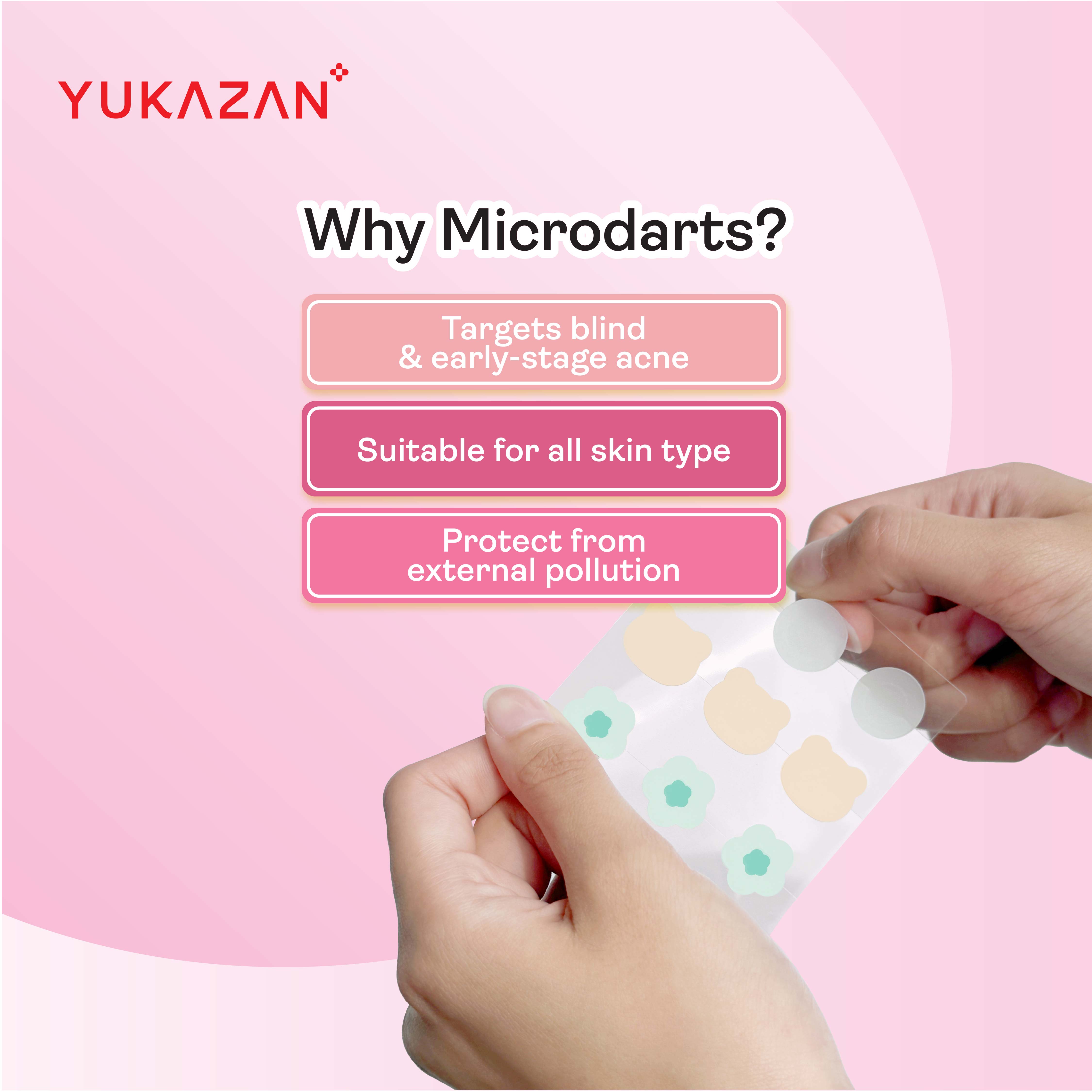 Cre Patch Yukazan Microdarts Care Patch for Acne 9's| Microneedle Patches for Bl ...
