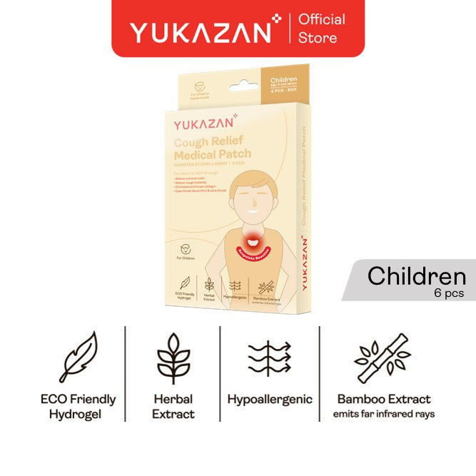 Yukazan Cough Patch + Fevercare + 4ply Dino Mask + Hand Sanitizer Spray  (Sept 2023)
