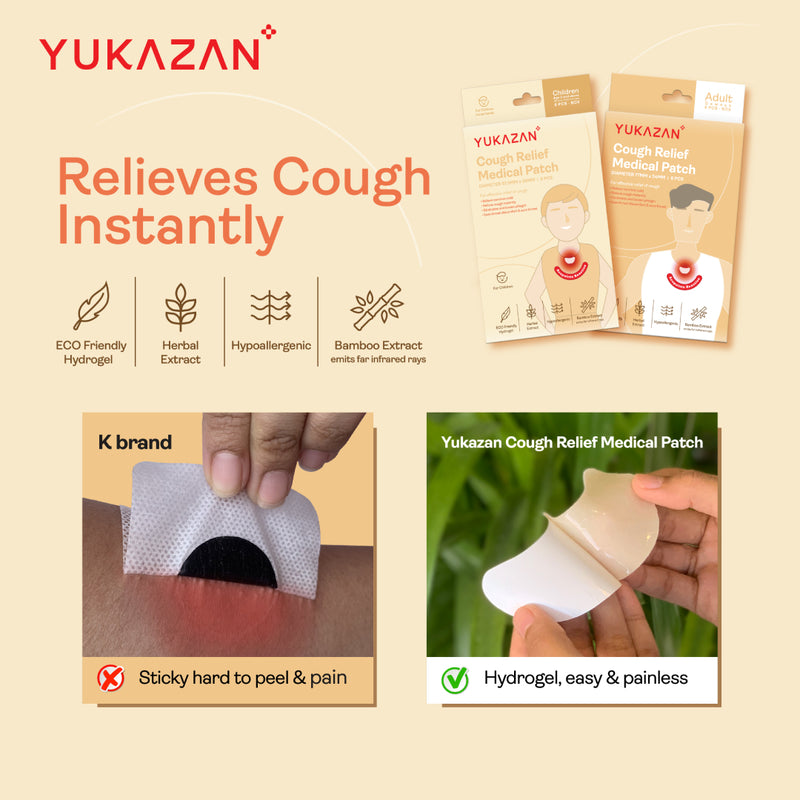 Yukazan Children / Kids Cough Relief Patch (6&