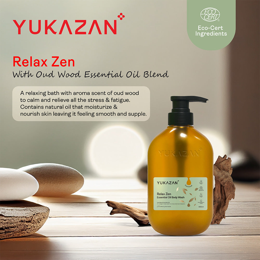 Yukazan Relax Zen Essential Oil Body Wash (500ml)