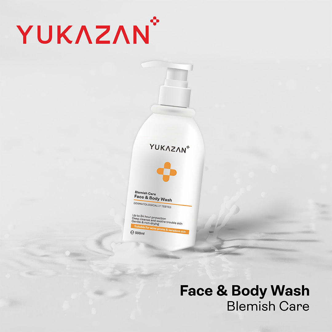 Yukazan Blemish Care Face & Body Wash (500ml)