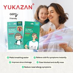 Yukazan Adult Flu Relief Nose Patch 6'S