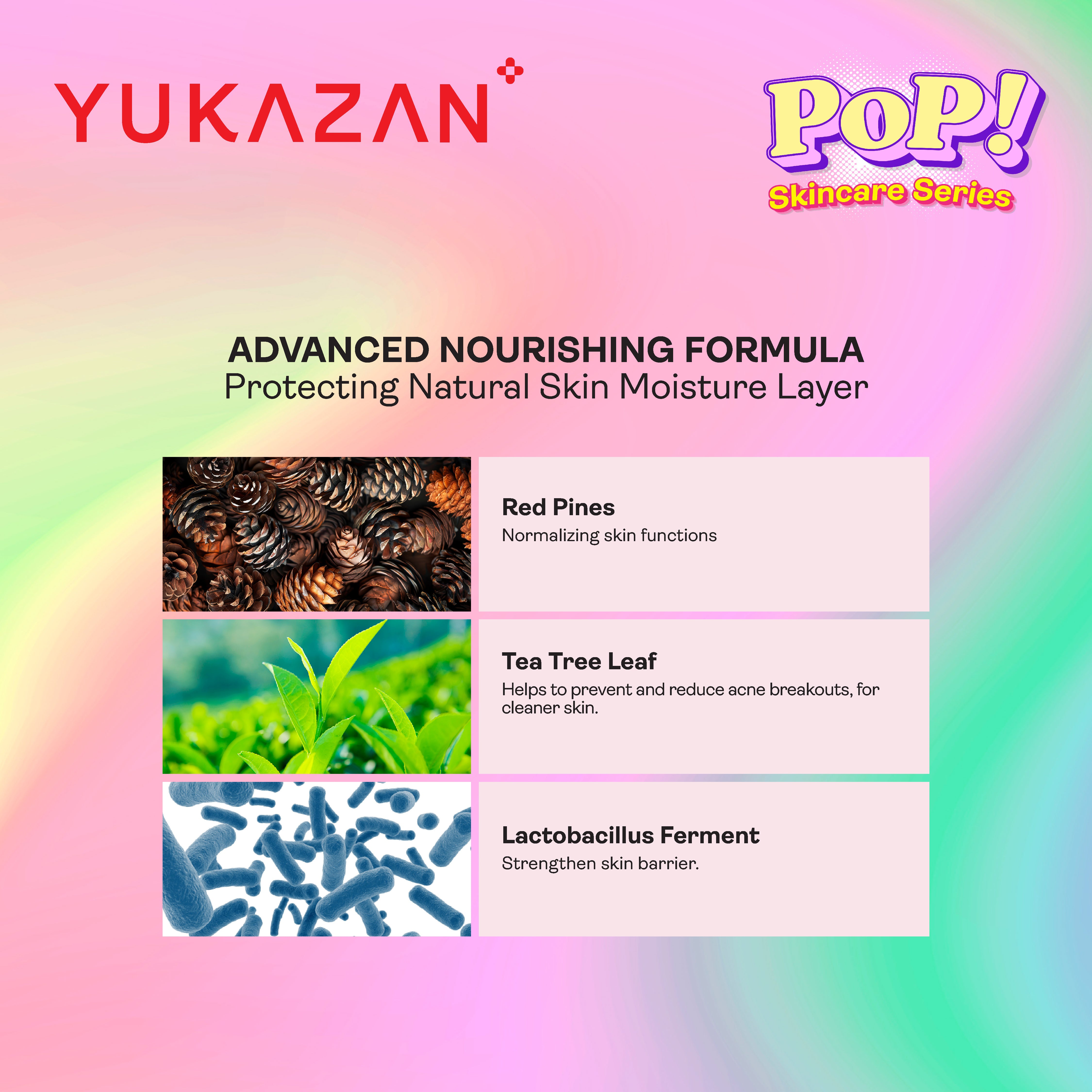 Yukazan POP! Pure Anti Acne Cleansing Balm Make Up Remover 50ml / Cleanser