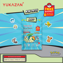 【Yukazan x Pokémon】Hydrocolloid Acne Healing Patch 30's | Cute Design | Pimple patch | Acne Patch