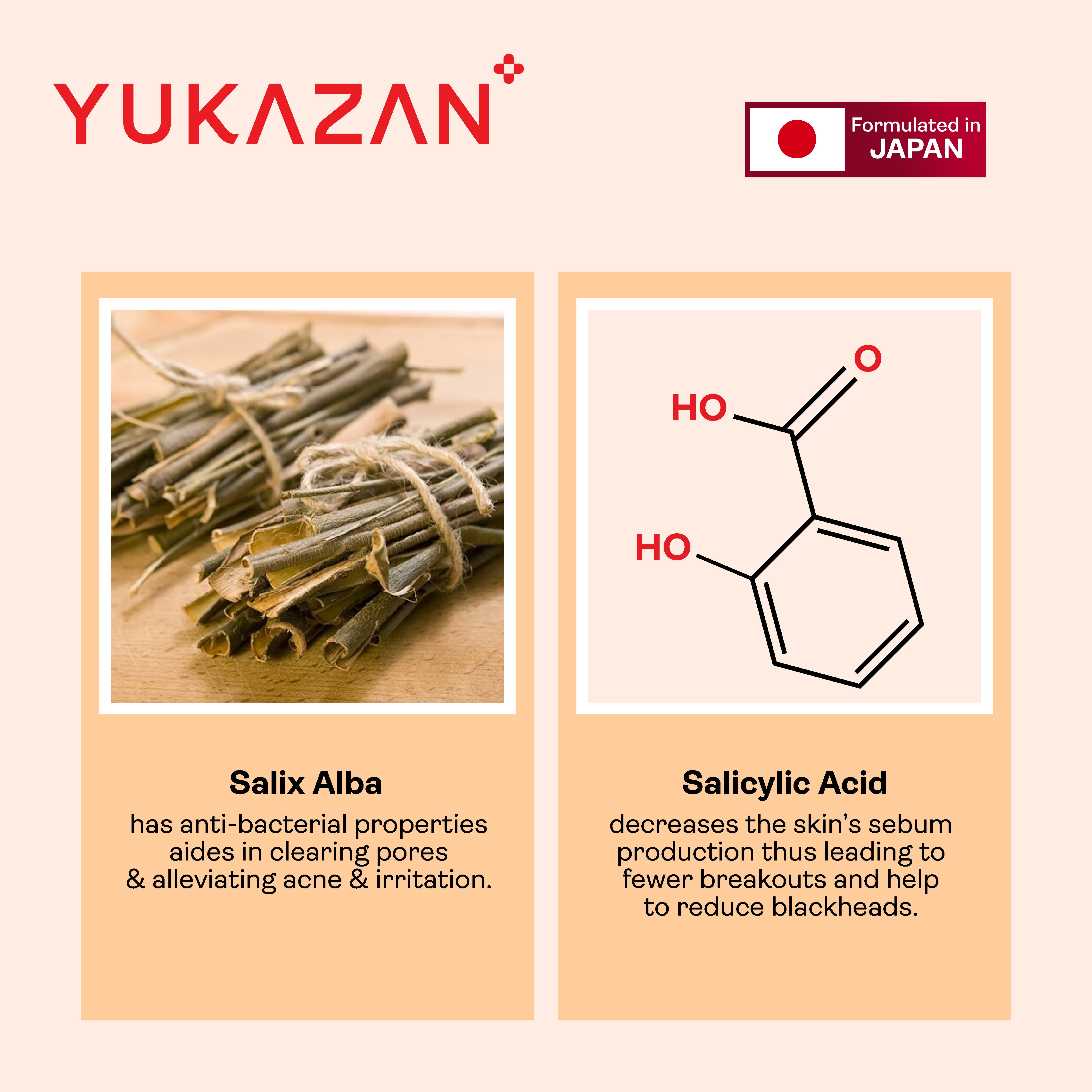 Yukazan Derma Refining Cream Acne & Pore 30ml Acne Removal Cream - Reduce acne in 7 days