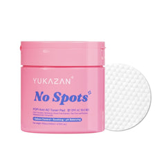 Yukazan POP! No Spots Anti-Acne Toner Pad 60'S / Soothing / Sebum control / pH Balancing / Skin care / Face