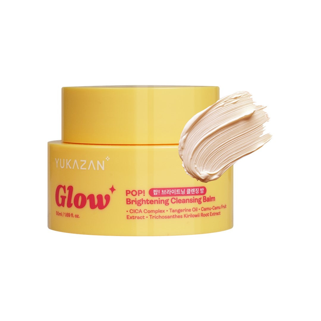 Yukazan POP! Glow Brightening Cleansing Balm Make Up Remover 50ml / Remove Waterproof Make Up / Cleanser