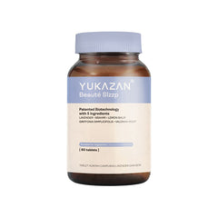 Thuốc bổ sung hỗ trợ giấc ngủ tự nhiên Yukazan Beauté Slzzp. Thúc đẩy giấc ngủ sâu và chất lượng, tăng cường tâm trạng và thư giãn (60 tuổi) 