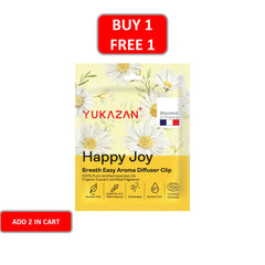 Yukazan Breath Easy Aroma Diffuser Clip (Happy Joy)