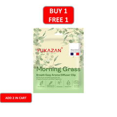 Yukazan Breath Easy Aroma Diffuser Clip (Morning Grass)