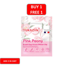 Yukazan Breath Easy Aroma Diffuser Clip (Pink Peony)