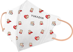 Yukazan Kids 4ply 3D Fit Yukabear Protective Medical Face Mask (20 Pcs/Box)