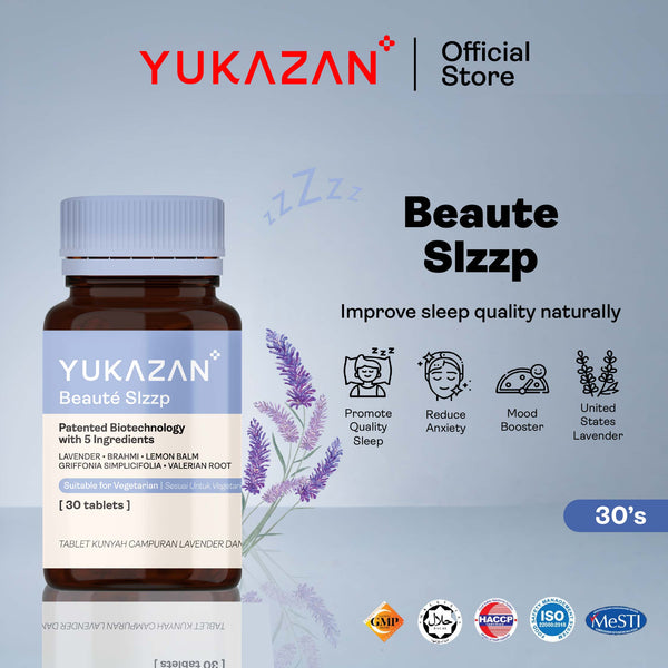Yukazan Beauté Slzzp Natural Sleep Aids Supplement. Promote Deep