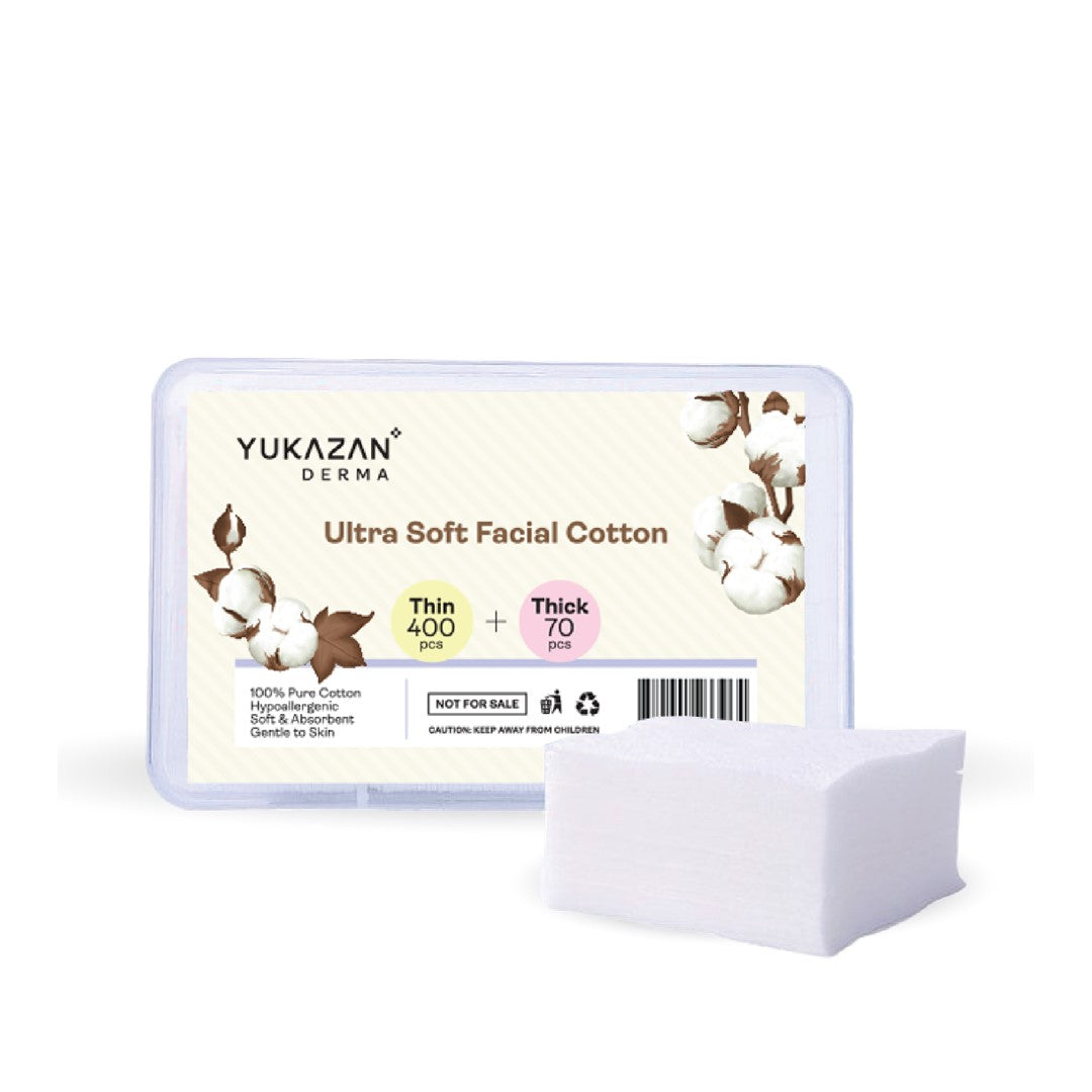 Yukazan Derma Ultra Soft Facial Cotton Pad 470pcs
