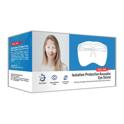Yukazan Isolation Protective Reusable Eye Shield Adult - Yukazan Official Store