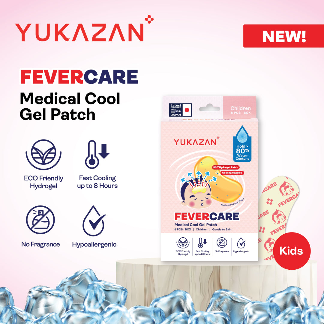 Yukazan Children Fevercare Cool Gel Patch 6's - Yukazan Official Store