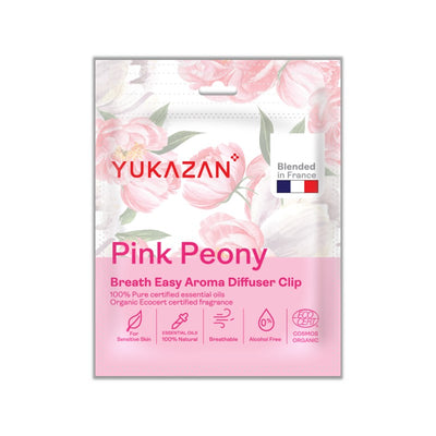 Yukazan Breath Easy Aroma Diffuser Clip (Pink Peony) - Yukazan Official Store