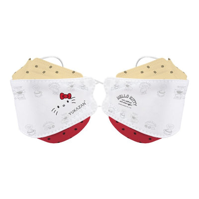 Yukazan Adult KF99 Hello Kitty Coffee Protective Respirator Face Mask (50 Pcs/Box) - Yukazan Official Store