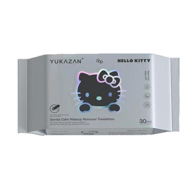 Yukazan Gentle Calm Make Up Remover Towelettes Activated Bamboo Charcoal 30's - Yukazan Official Store